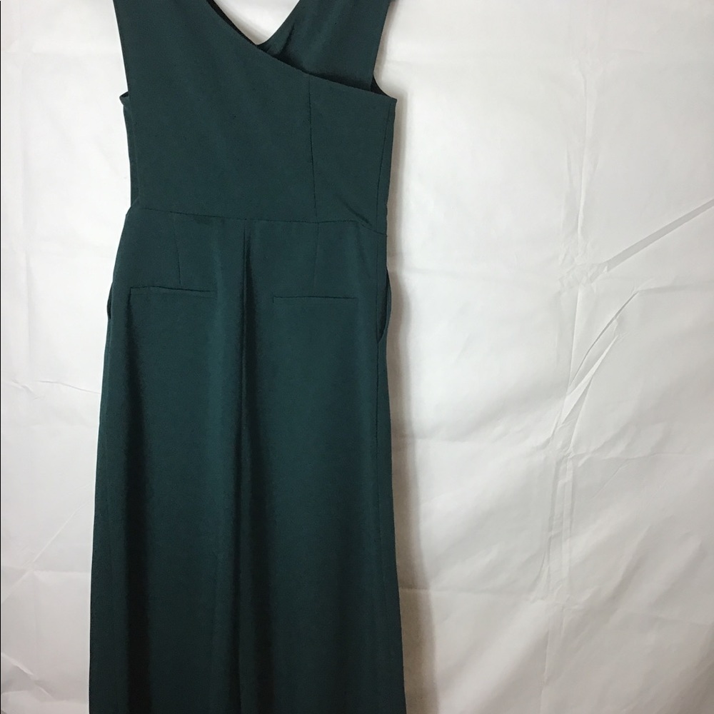 CAARA green wide leg jumpsuit size large - Picture 10 of 10